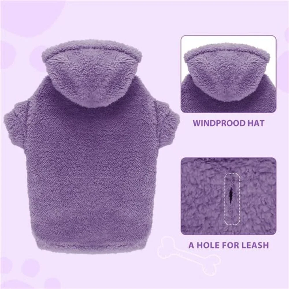 XS Sweaters for Small Dogs Dog Hoodie Pet Clothes Warm Soft Cozy Coats